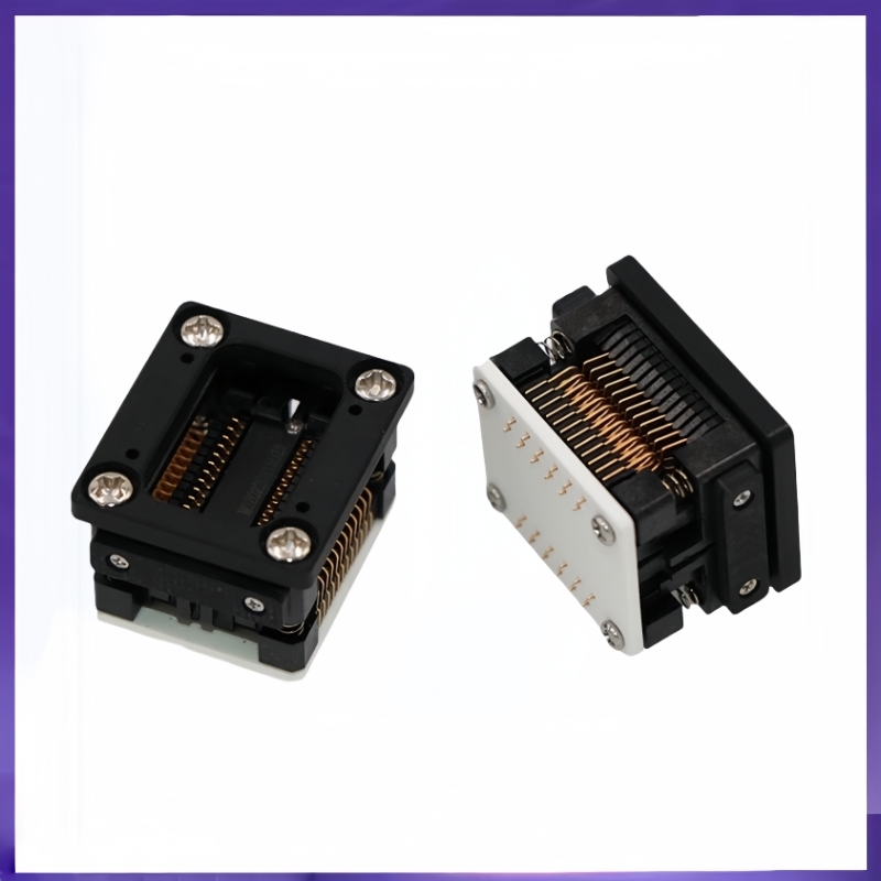 定制非标SOP24-1.27-下压老化测试座 老炼夹具IC插座 芯片socket